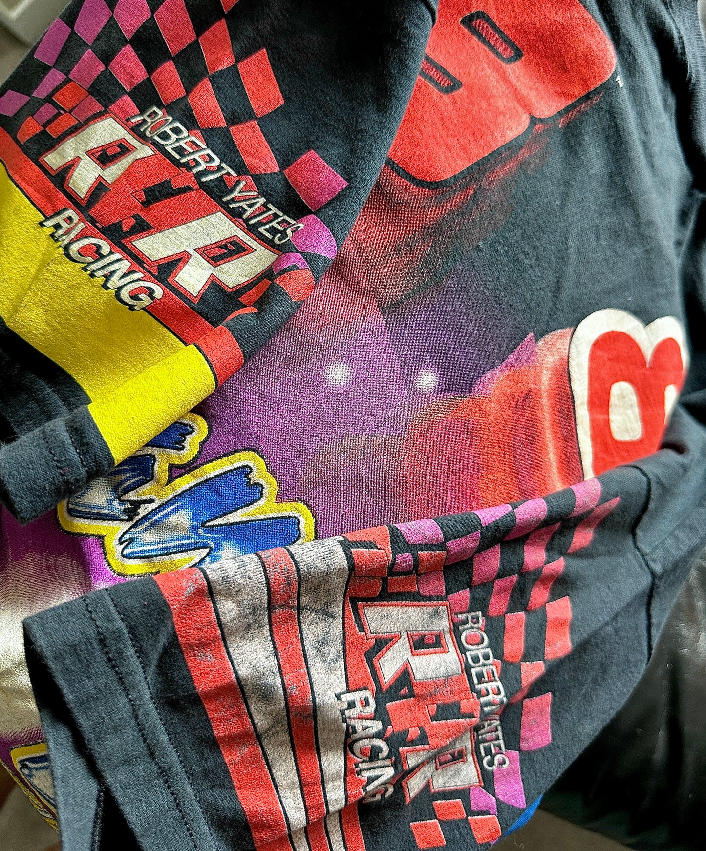 1998 Kenny Irwin/Dale Jarrett Robert Yates Racing All Over Print Shirt