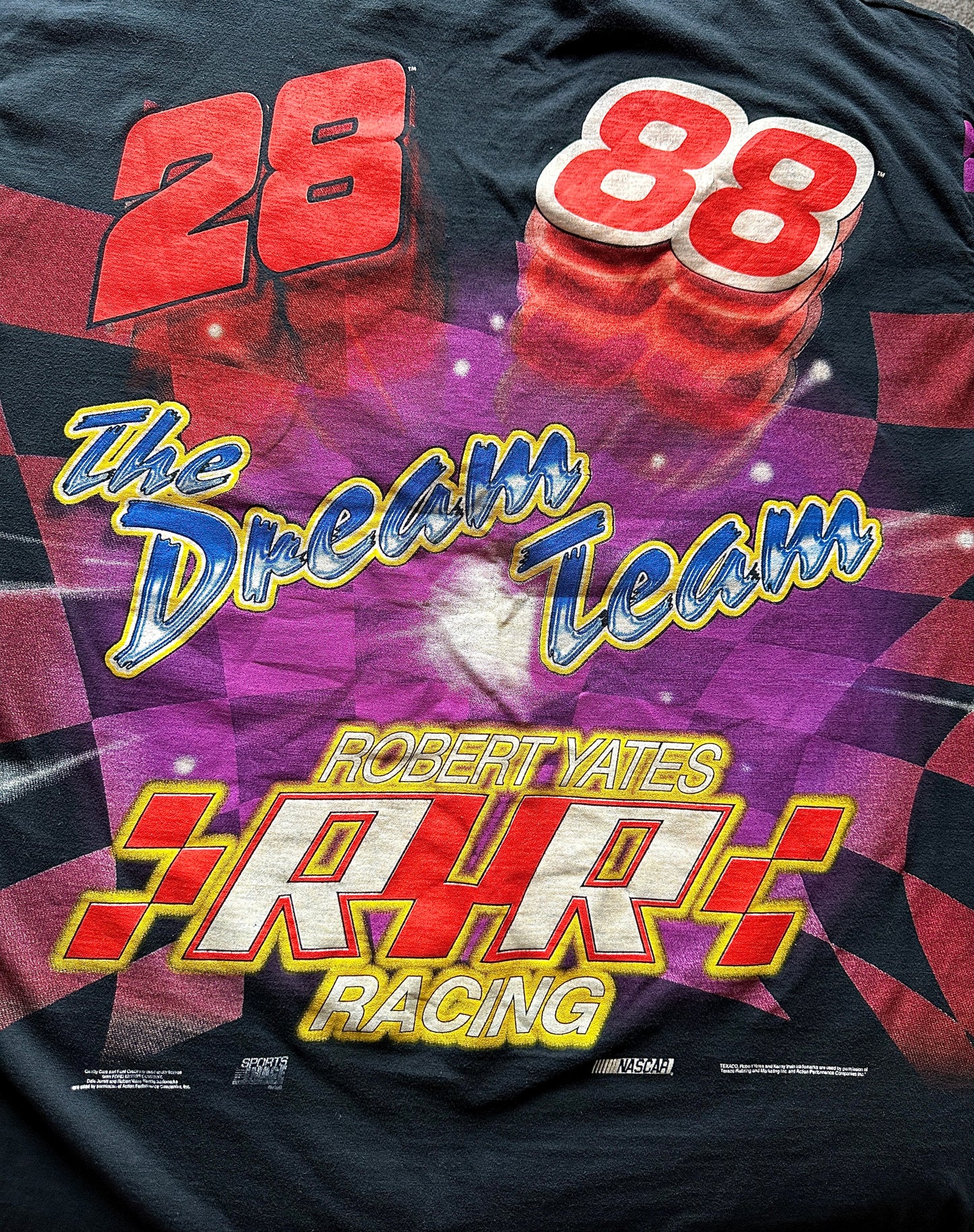1998 Kenny Irwin/Dale Jarrett Robert Yates Racing All Over Print Shirt
