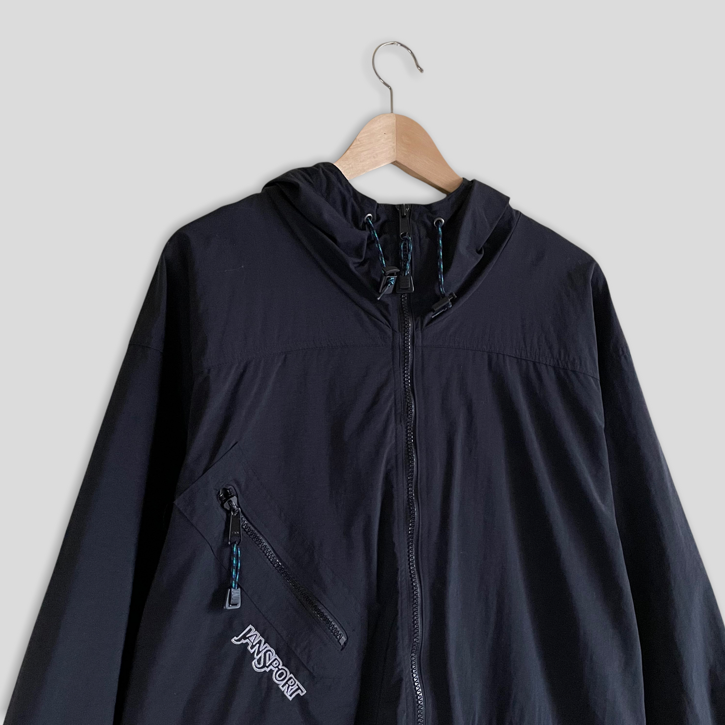 90’s Retro Jansport Full-Zip Windbreaker