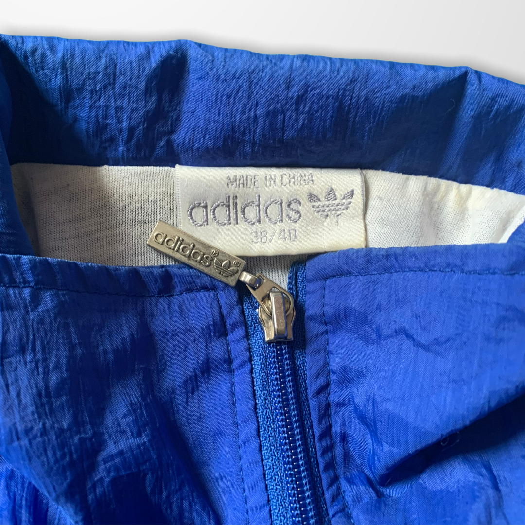 VTG 90’s Adidas Retro Full-Zip Windbreaker Blue (XL)