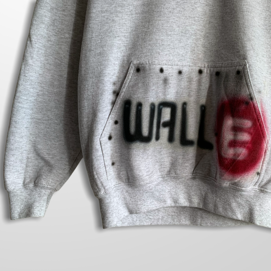 Crazy Custom Disney’s Wall-E Graphic Hoodie Heather Grey (M)