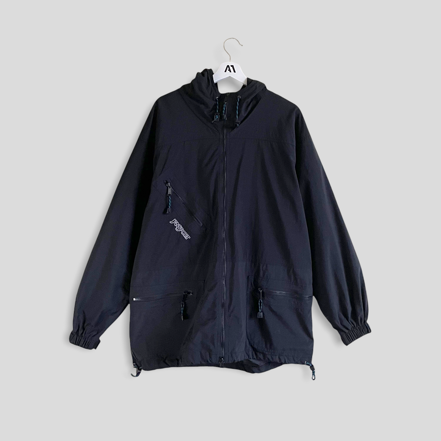 90’s Retro Jansport Full-Zip Windbreaker