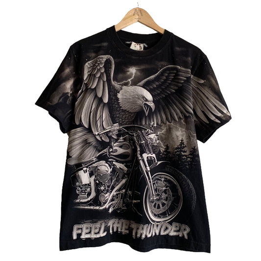 Rare Feel the Thunder All Over Print Tee (L)
